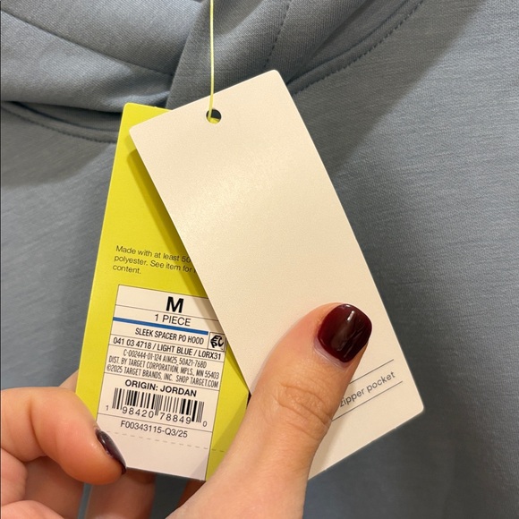 NWT~Men’s All in Motion Blue Hoodie - Picture 3 of 6